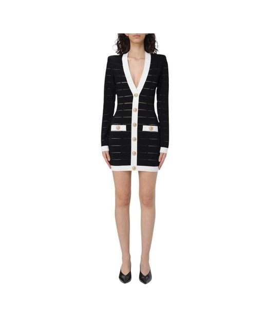 Knitted Dresses di Balmain in Black