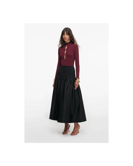 Self-Portrait Black Maxi Skirts