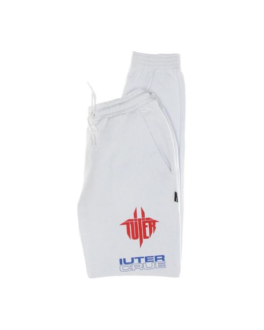 Iuter White Sweatpants for men