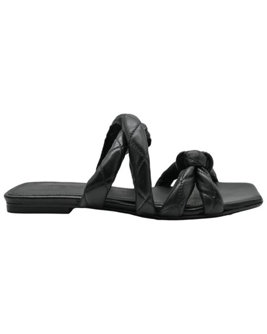 Janet & Janet Black Schwarze ariana sandal sliders