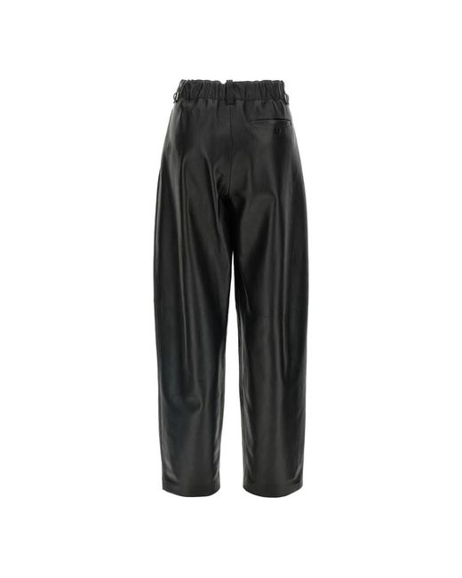 Givenchy Black Leather Trousers