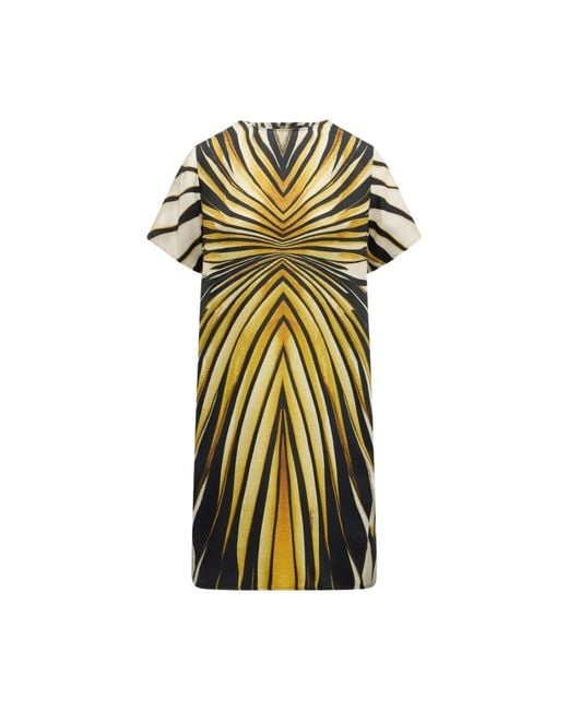 Roberto Cavalli Green Short Dresses