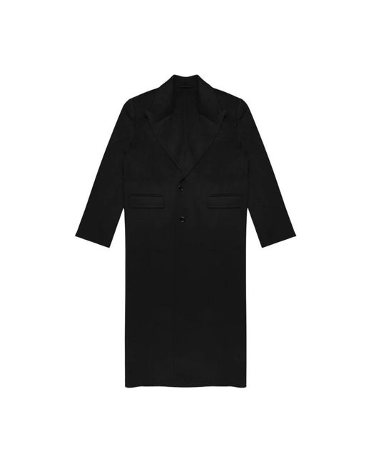 Single-Breasted Coats Séfr de hombre de color Black