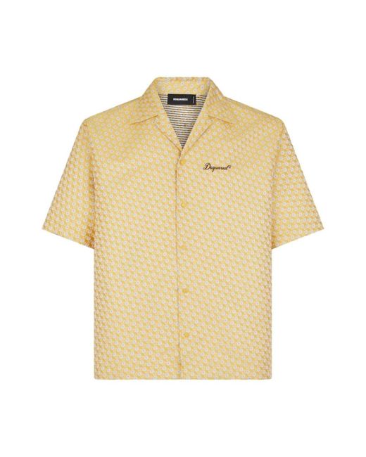 Shirts > short sleeve shirts DSquared² pour homme en coloris Yellow