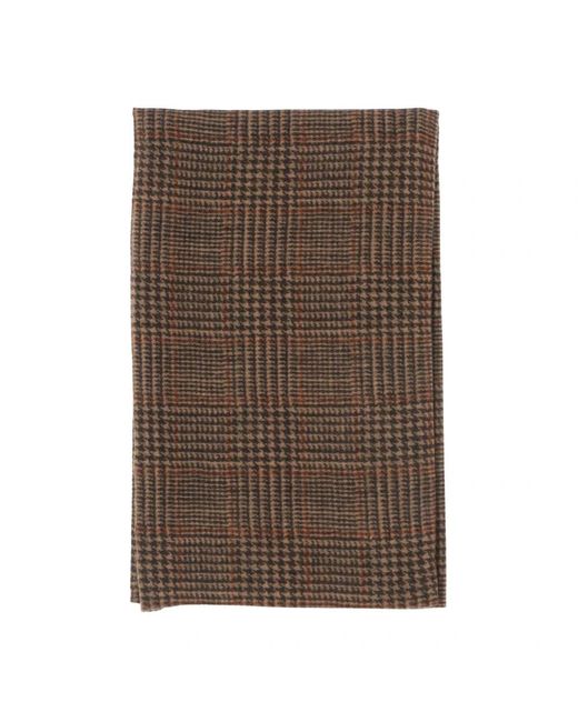 Faliero Sarti Brown Winter Scarves