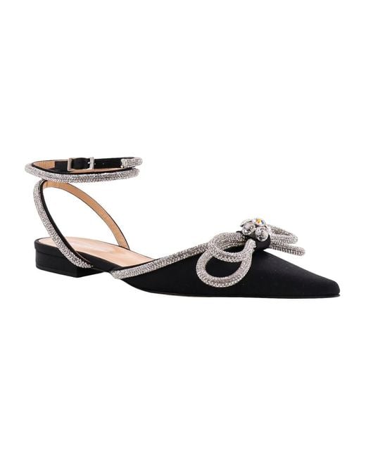 Mach & Mach Metallic Ballerina Shoes