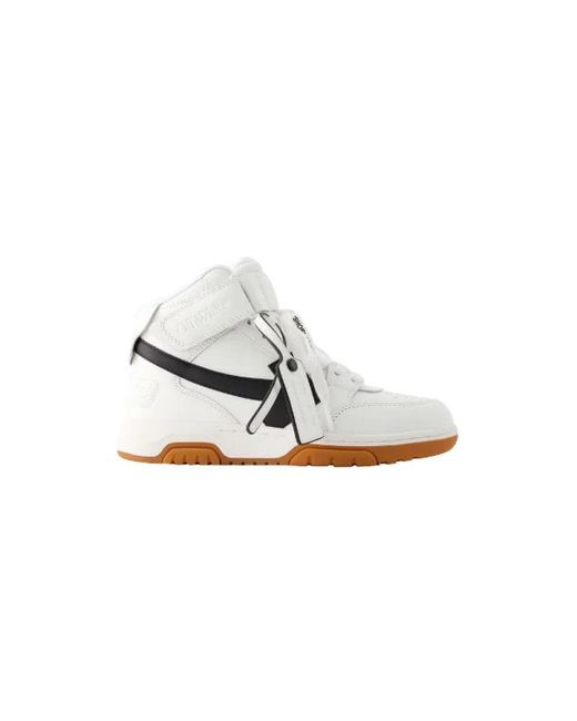 Off-White c/o Virgil Abloh White Out Of Office Mid Top Sneakers