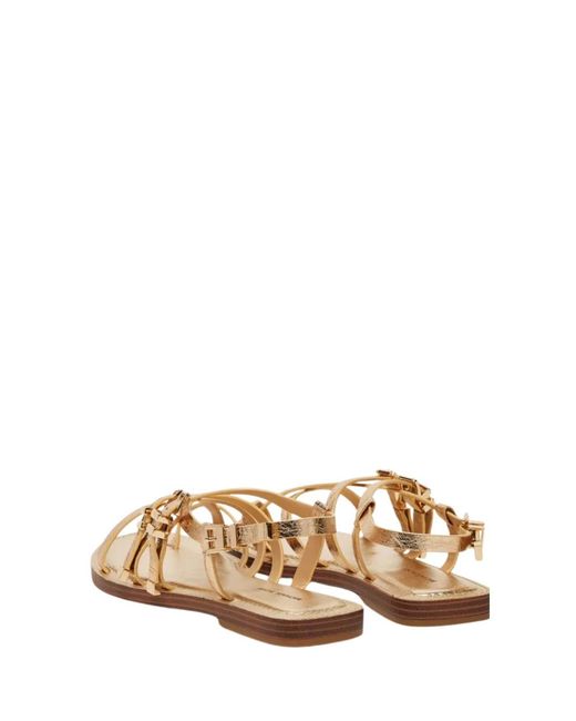 Michael Kors Natural Flat Sandals