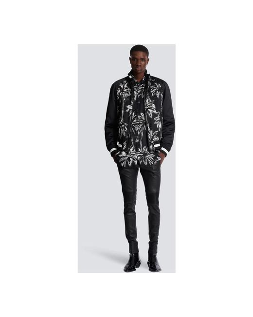 Bomber Jackets Balmain de hombre de color Black