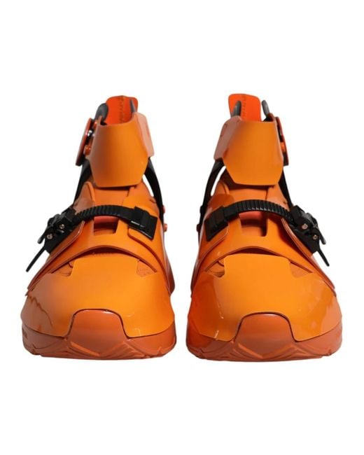 Dolce & Gabbana Orange Sneakers for men