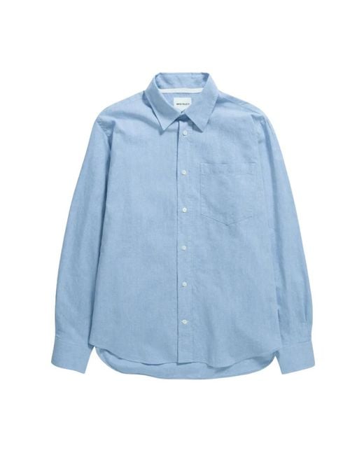 Norse Projects Blue Casual Shirts for men
