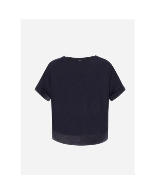 T-Shirts Herno de color Blue