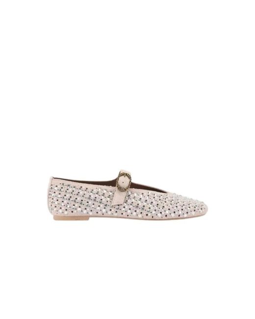 Kurt Geiger White Ballerina Shoes