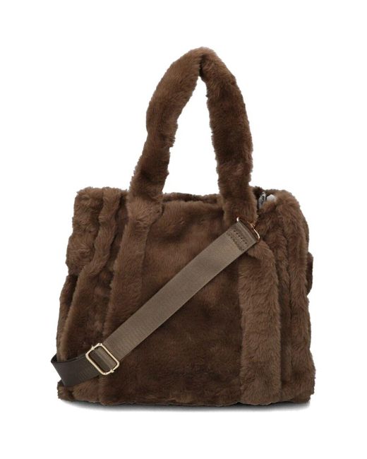 Notre-v Brown Pelztasche Für Frauen