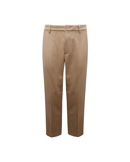Armani Brown Slim-Fit Trousers for men