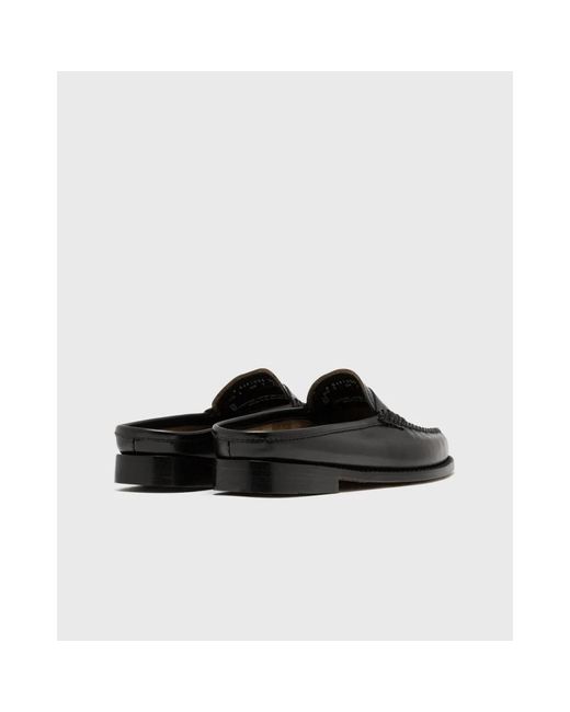 G.H.BASS Black Mules