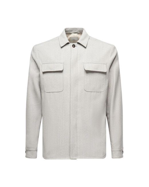 Eleventy Gray Light Jackets for men
