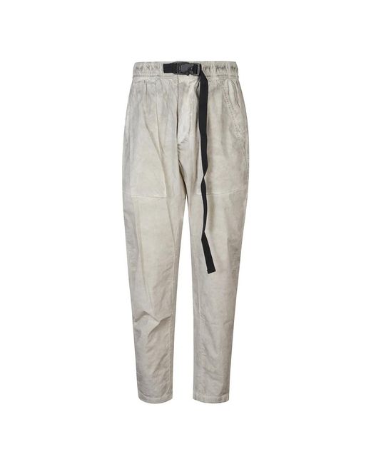 Thom Krom Gray Straight Trousers for men