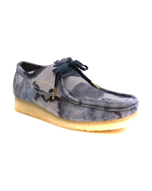 Clarks Blue Loafers