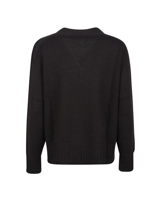 Drumohr Black V-Neck Knitwear