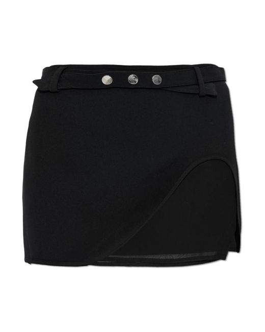 The Attico Black Rock Mit Schlitz