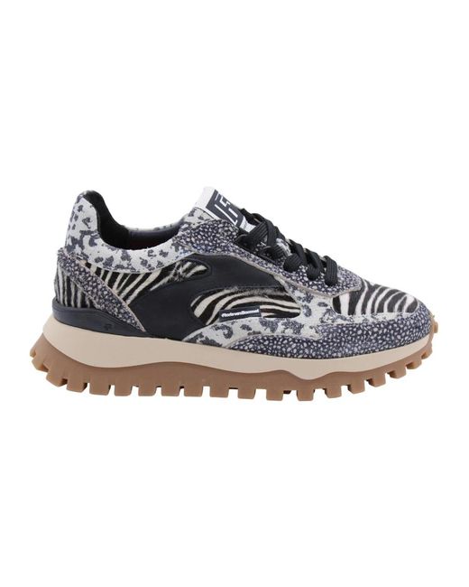 Floris Van Bommel Blue Sneakers