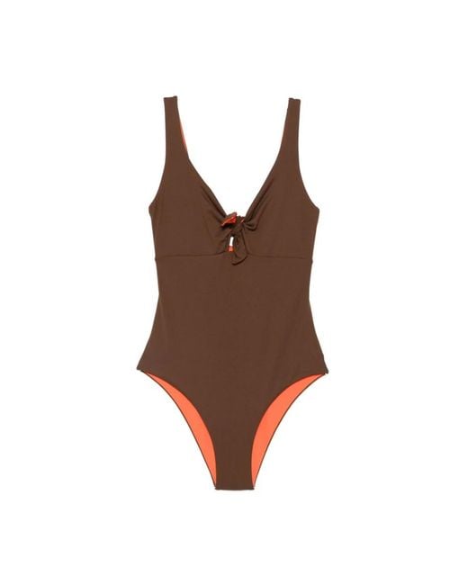 Fisico Brown One-Piece