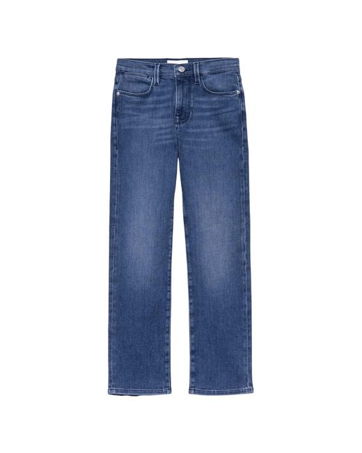 FRAME Blue Straight Jeans for men