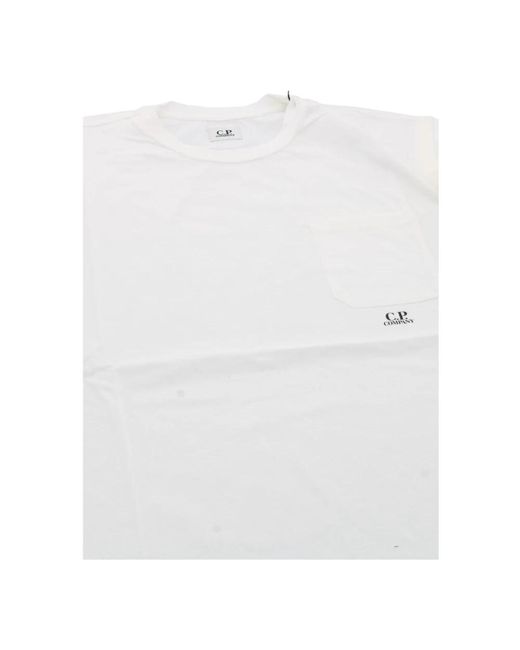 T-Shirts C P Company de hombre de color White