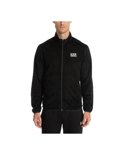 Zip-Throughs EA7 pour homme en coloris Black