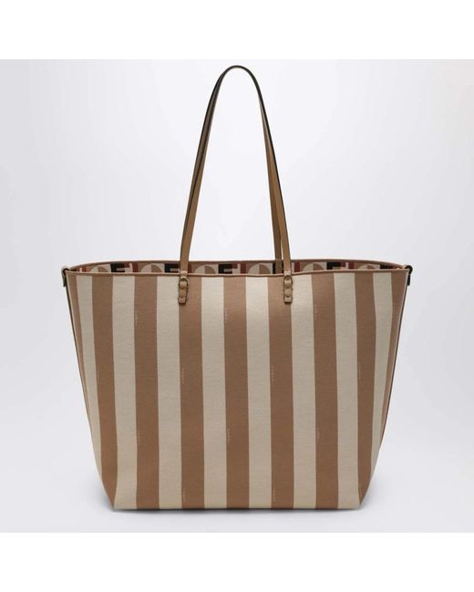 Fendi Brown Tote Bags