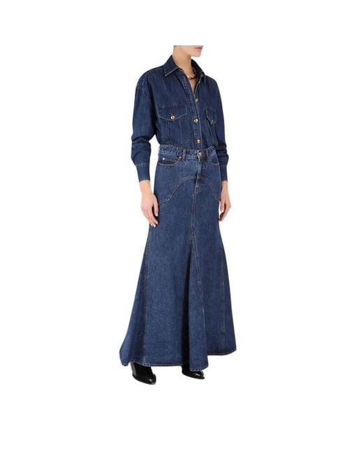 Zimmermann Blue Denim Skirts