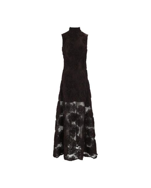 ROTATE BIRGER CHRISTENSEN Black Maxi Dresses