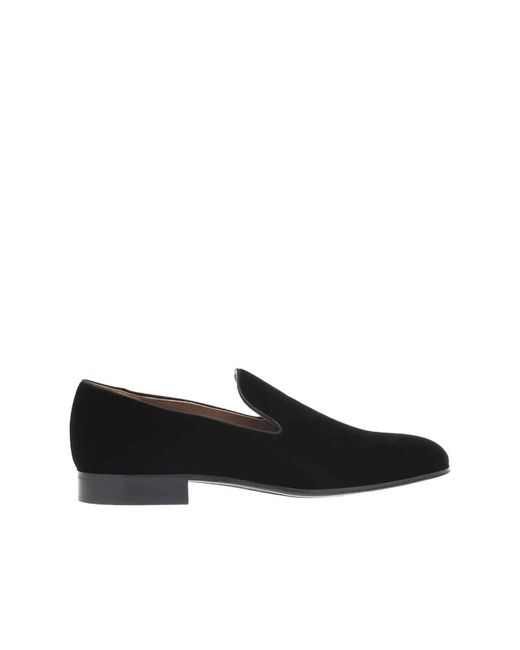 Gianvito Rossi Black Gianvito Rossi Classic Loafers for men