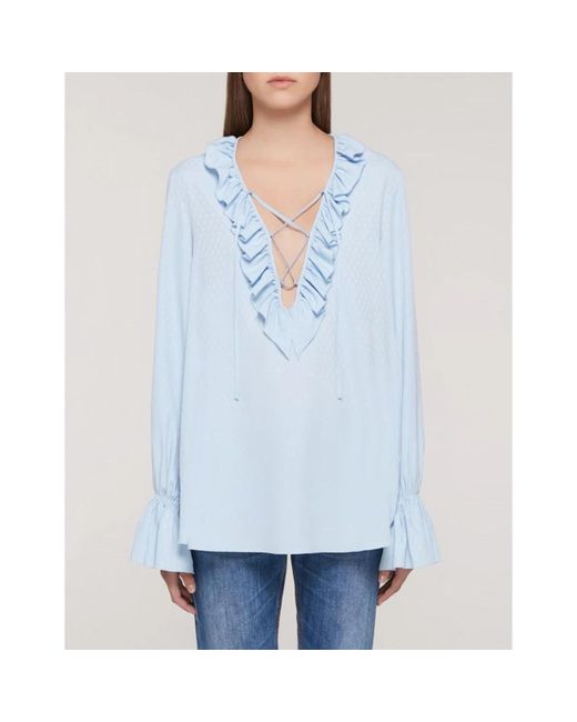 Blouses Dondup de color Blue