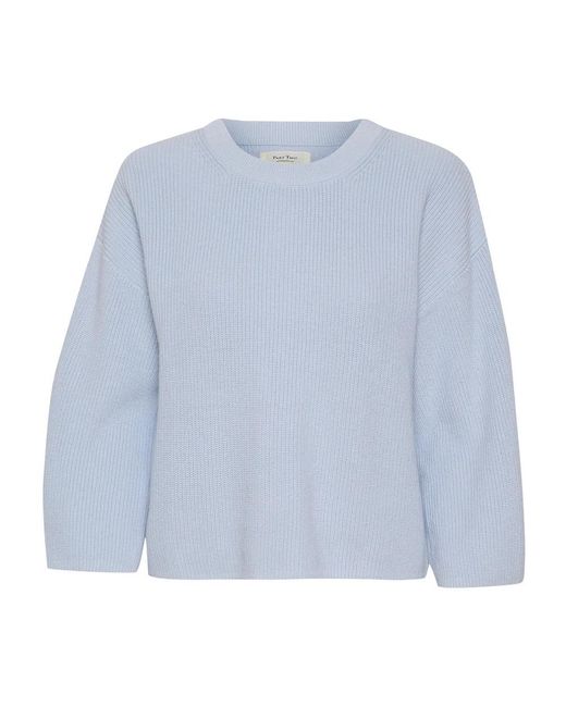 Part Two Blue Round-Neck Knitwear