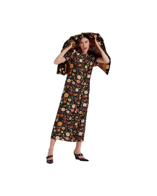 Midi Dresses LaDoubleJ de color Brown
