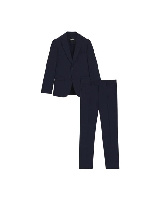 HUGO Single Breasted Suits in het Blue voor heren