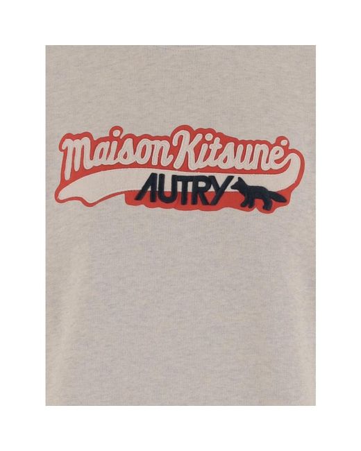 Maison Kitsuné Gray Sweatshirts for men