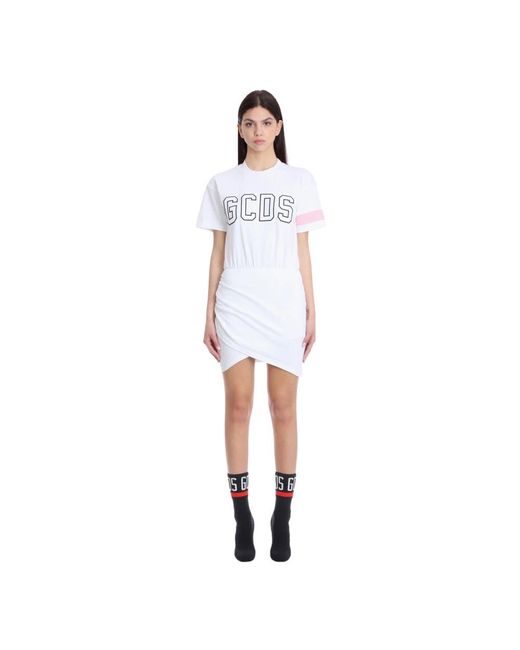 Gcds White Short Dresses
