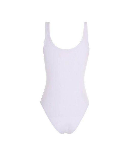 DIESEL Badmode ,Wit ,Katoen Maura Bodysuit in het White