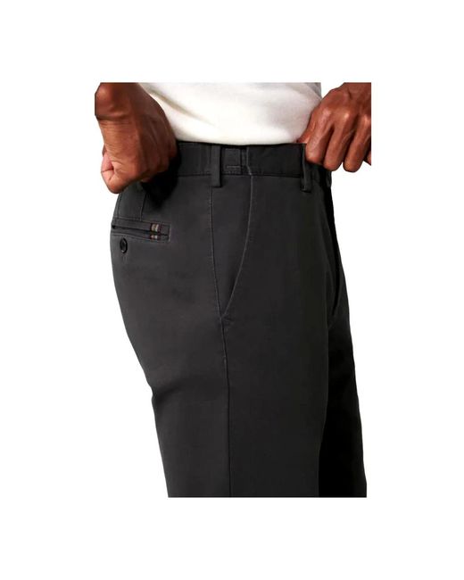 Meyer Black Straight Trousers for men