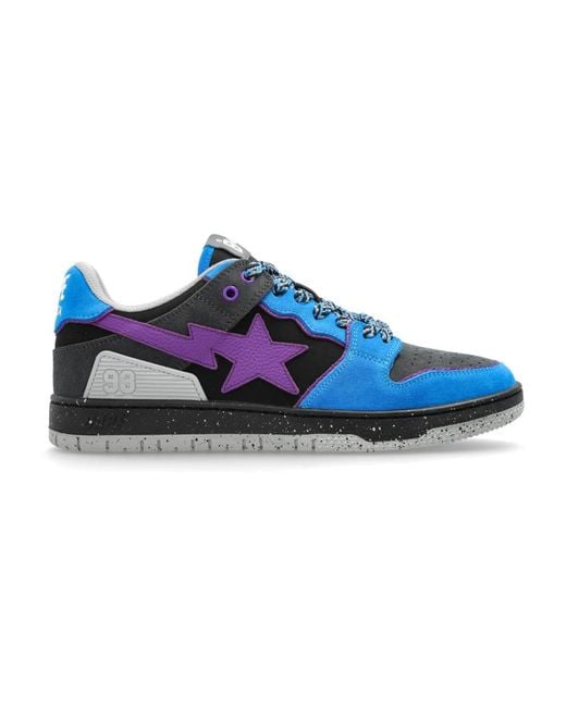 A Bathing Ape Blue Sneakers for men