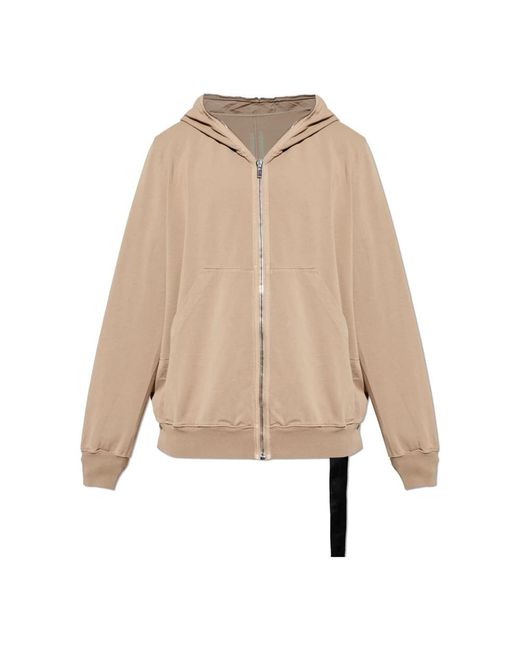 Rick Owens Hoodies & Sweatvesten ,Katoen The Hoodie in het Natural voor heren