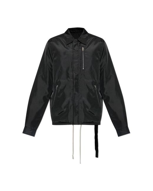Rick Owens Jas Concaled in het Black voor heren