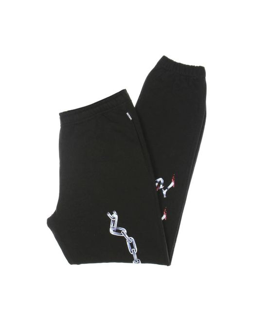 Iuter Black Sweatpants for men