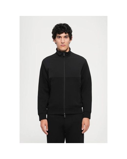 ARMANI EXCHANGE Black Zip-Throughs for men