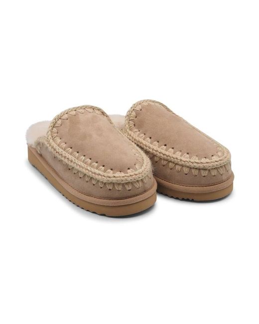 Slippers di Mou in Natural