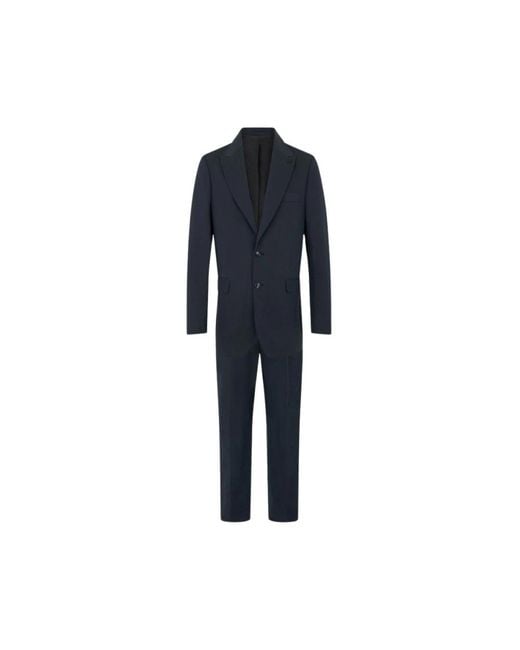 Roberto Cavalli Blue Single Breasted Suits for men