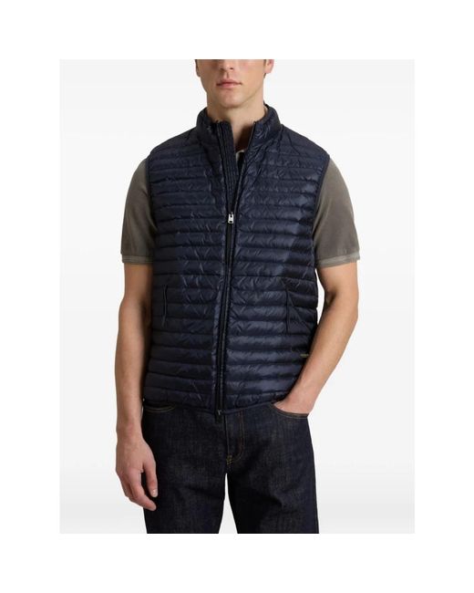 Woolrich Blue Waistcoats for men